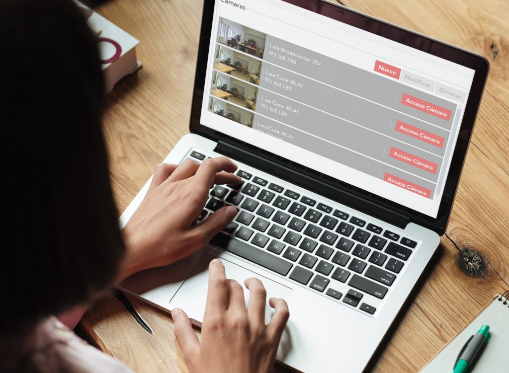 Control de cámaras IP e integración sencilla