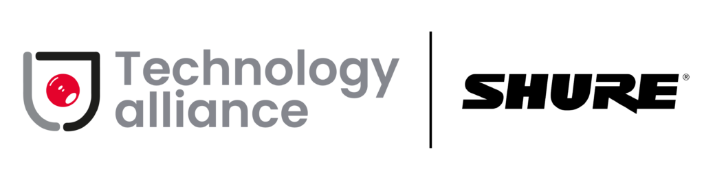 Logo Tecnology alliance y Shure