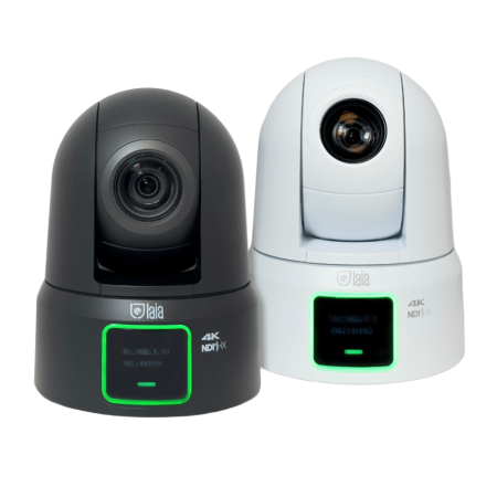 Cámara PTZ 4K Broadcaster Pro – Zoom óptico 25X, IA, NDI|HX3 y FreeD